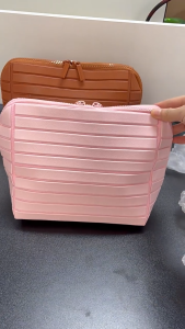 SEMATTI 🔥 Large Capacity Travel Makeup Bag 27 Pockets Adjustable Dividers Cosmetic Bag Trendy Portable Toiletry Bag for Women