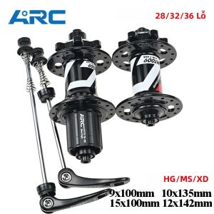 Bộ Bạc Đạn Moay-ơ Xe Đạp Leo Núi ARC MTB 6 Chấu 28-36 Lỗ Trục Xuyên Tâm/thẳng Tương Thích Với Trục Trước & Sau 10x135 12x142 9x100 15x100