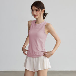 Slim Elastic Sleeveless Yoga Top