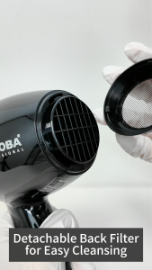 CHAOBA New Model 3880C PRO 2000W High-Power Rapid-Drying Hair Dryer with Brushless Motor Cold and Hot Air 2 Nozzle Attachments 2.8m Power Cord Professional Barbershop Hair Dryer for Home Use Lightweight Low Noise 1PC