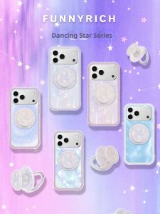 FUNNY RICH | Liquid Silicone Star Dancing Series Shockproof Magnetic Phone Case