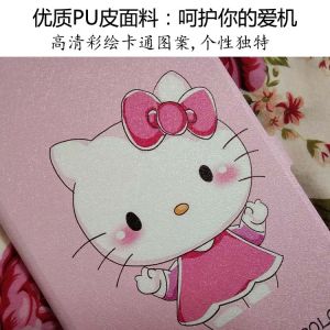 Samsung Galaxy Tab J T285 7 Inch Protective Case Full Edge Coverage Anti-Fall Soft Shell Cute Cartoon Design Leather Cover