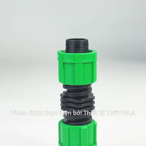 Combo 10 Nối nhỏ giọt vặn ống 16mm - Kết nối dây nhỏ giọt 16mm khớp nối ren vặn - chịu áp lực nước cao