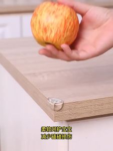 Johor Seller 4pcs Baby Safety Silicone Edge Guard Corner Protector for Table Cabinet Clear Customized Keep Child Safe