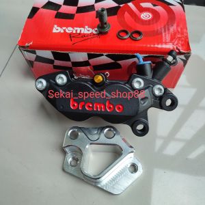 Kaliper Brem bo monoblok 4 piston big pot 4p plus breket kaliper monoblok Aerox -Nmax