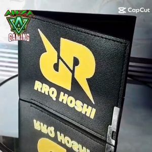 DOMPET RRQ Lipat Pria Wallet Bahan Kulit Sintetis Laki - laki Remaja lOGO Mobile Legend Evos Onic Bigetron Rog Blacklist Alter Ego Esport Keren