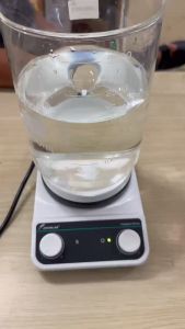 ( HCM ) ( 2 Lít ) Máy khuấy từ gia nhiệt chín hãng JOANLAB HS5 - Tiêu chuẩn Châu Âu. Khuấy trộn dung dịch xi mạ và hóa chất.