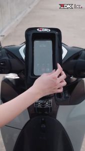 Túi treo đầu xe máy phiên bản cao cấp có viền chống loá điện thoại K5