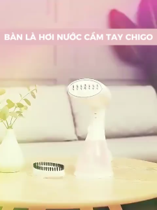Bàn Ủi Hơi Nước Cầm Tay Chigo ZD-704 Bàn Là Nhỏ Gọn Công Suất 1500W Là Phẳng Mọi Loại Vải Bảo Hành 12 Tháng