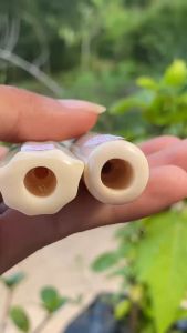 Pipa Gitar Klasik Blimbing/Mulus 15cm Warna Putih - Souvenir Gaya Vintage