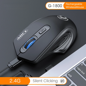 NexusClick Wireless Silent Mouse 2.4G USB Receiver Type-C Rechargeable Optical Computer Mouse For PC Business Office Laptop Mac