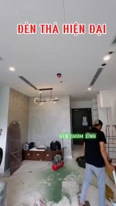 [ ĐÈN CHÙM XINH ] Đèn thả led hiện đại ĐCX-811 chính hãng lắp phòng bếp căn hộ quán Coffee