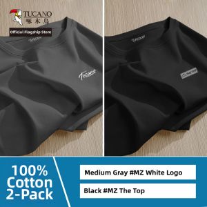 TUCANO | Mens Large Size Short Sleeve Cotton T-Shirt
