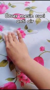 [ALONK.S] [Tipe C 2 Tabung 6-14KG ANTI AIR] Cover Mesin Cuci Bahan satin bahan anti air