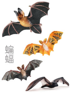 Hard Plastic Bat Figurine Large Ear Bat Blood Sucking Bat Childrens Cognitive Popular Science Toys Photography Animal Scene Props