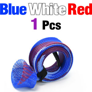 1Pcs Durable Expandable Fishing Rod Cover Anti-Scratch Anti-Tangle Mesh Protector Sleeve for Sea & Freshwater Fishing 170CM