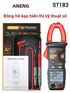 ANENG | Máy Đo Kẹp Điện Tử ANENG ST183 6000 Số Đo 600A AC/DC Có Đèn Nền LCD Chức Năng Giữ Dữ Liệu NCV Chức Năng REL Và Đèn Pin Tích Hợp Dành Cho Thợ Điện