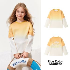 navigare kids | Girls Leisure Long Sleeve T-Shirt Thin Autumn New