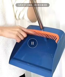 SAPU PENGKI 2IN1 SET SAPU CIKRAK PENGKI DUST BROOM HOME SET/ ALAT KEBERSIHAN VIRAL MODEL TERBARU