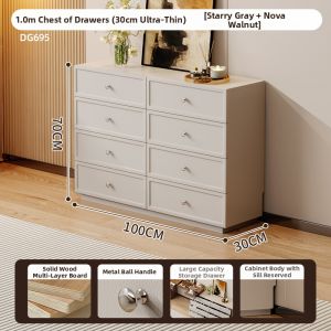 ZUNTONGGE | Folding Makeup Mirror Narrow Dresser and Vanity Combined 30cm