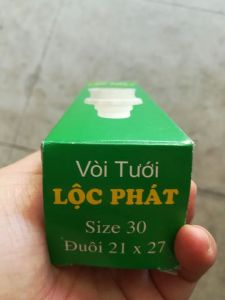 Vòi tưới cây cầm tay nhựa đầu phi 30 - đuôi 21 27mm và đầu phi 50 - đuôi 34 42mm