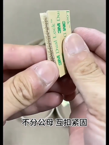 3M Adhesive Transparent Tape SJ4570 Width 24.5mm Low Profile Acrylic Adhesive Indoor Outdoor Clear Fastener Dual Lock