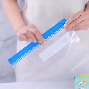 【5PCS】Fresh Keeping Bags Food Storage Bags Thicken Transparent Reusable Anti-Cross Smell Sealed Bag Reusable Pouch Food Storage Bags Refrigerator Leakproof Storage Bags For Food Storage Dry Frozen Bag COD
