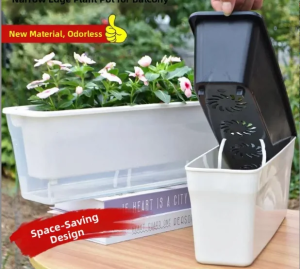 Automatic Water Absorption Lazy Rectangular Plant Pot