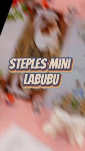 Stapler 2in1 Labubu + Isi Gratis: Warna CUTE LUCU Favorit Anak