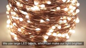 5M LED Diwali Lights Strip Fairy Lights Battery Operated Light For Curtain Wedding Party Deepavali Decoration Lights