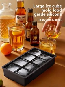 DEMING | Large Ice Cube Mold Silicone Ice Tray for Home Use