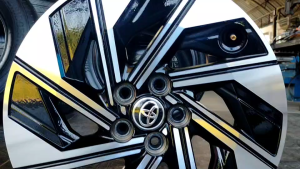 แม็กโตโยต้า ขอบ16 สีเดิมป้ายแดง ใส่ เซียนต้า วิช พรุส altis รุ่นอื่นๆ 5 รู 100