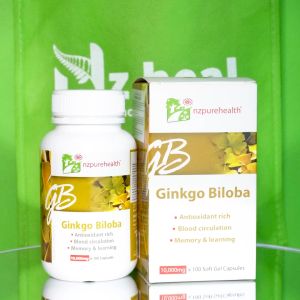 Viên Uống Bổ Não Tăng Trí Nhớ Ginkgo Biloba NZPureHealth