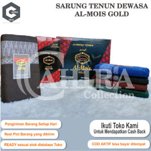 SARUNG TENUN SARUNG DEWASA ALMOSS GOLD KUALITAS TERJAMIN