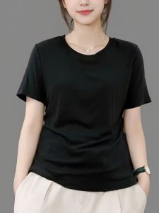 Japanese and Korean Export Export Pure Cotton French Style Artistic Top Womens Loose Machine Embroidery round Neck Long Linen Sleeves Shirt Fashion