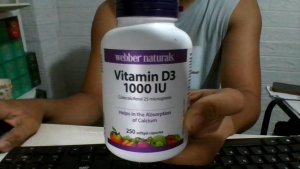 VITAMIN D3 1000IU Webber Naturals 250 Soft gel