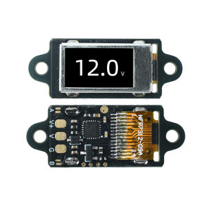 Aideepen | 5Pcs DC 0-30V 12bit Ultra-Thin Mini Digital Voltmeter with 0.5-inch OLED Display Voltage Meter With Shell