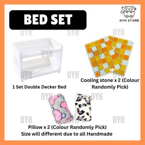 LOCAL DELIVERY- SMALL PET HAMSTER GUINEA PIG -DOUBLE DECKER BED TWO LAYERED BED FRAME SET 小宠可拆卸双层床架躲避窝