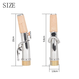 IRIN | Soprano Saxophone Neck Bend and Straight Neck Metal Durable Training Replacement Parts For Eb Ec Soprano Sax Woodwind Instrument