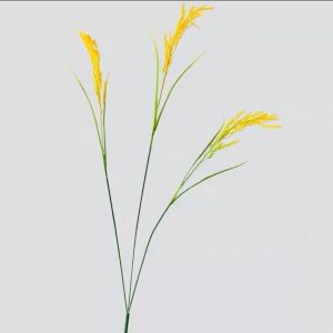 Bông lúa giả 3 nhánh dài 80cm hàng cao cấp - 1 cành
