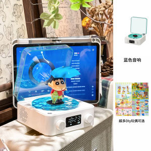 Wireless Bluetooth Speaker High Quality Sound Small Size Vinyl Record Player Birthday Gift Cartoon Character Candle Design