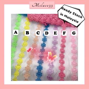 Renda Baju/ Lace/ Chemical Lace Width 2.5cm (Price per 1meter)