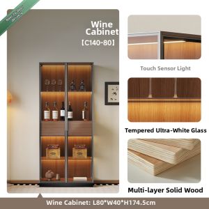 High-end Glass Art Storage Cabinet