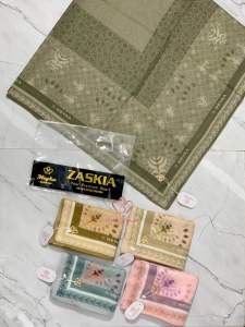 -MEYKA- ISI (3pcs)HIJAB SEGI EMPAT VOAL MOTIF PREMIUM RANDOM