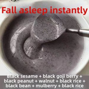 Walnut Black Sesame Raspberry Blend Instant Powder Breakfast
