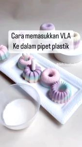 50Pcs Pipet Fla Puding Pipet Plastik Pipet Vla Hiasan Kue Puding Cup Cake Dessert Pipet 4ml Untuk Puding Cupcake Dessert Pipet Cupcake