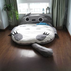 Cartoon Design Lazy Sofa Bed Mat Tatami Style Foldable Mattress Adult Bedroom Floor Cushion Removable Cover Cute Matress