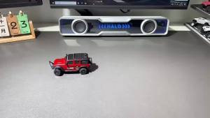 In Stock HuangBo 1:43 4WD RC Rock Crawler Full Proportional Off Road RC Car Dual Car Shells Shock Absorption Model For Kids