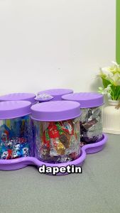 🌟 TOPLES CALISTA PREMIUM 5 DAUN AKRILIK - SET WADAH PENYIMPANAN MODERN & ELEGAN DAN PRAKTIS 🌟