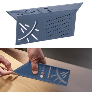 Multi-functional 45/90° Angle Ruler Gauge Square Ruler Carpenter Tools For Home Decoration